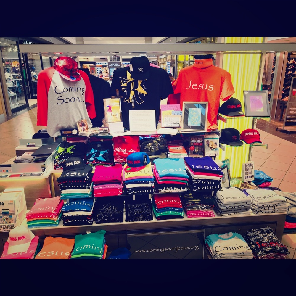 Coming Soon Jesus Shirts from GreenBrier Mall.